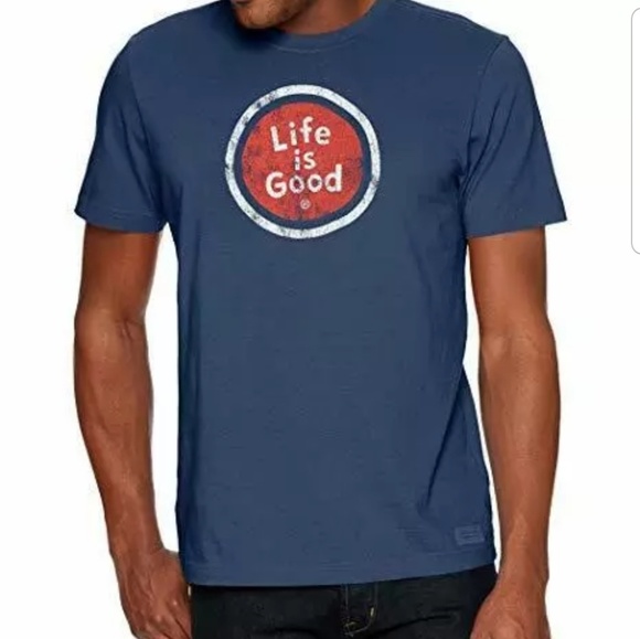 Life Is Good Classic Fit Crusher Tee L 